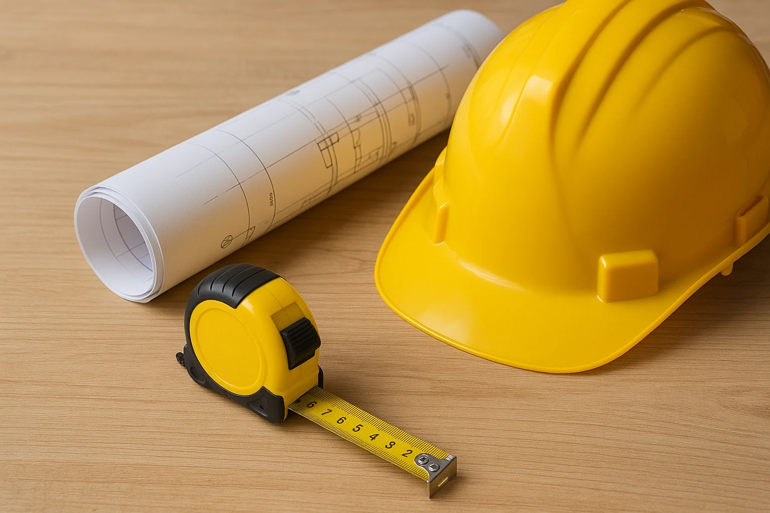 Устройство кровель 3 Инструменты на столе