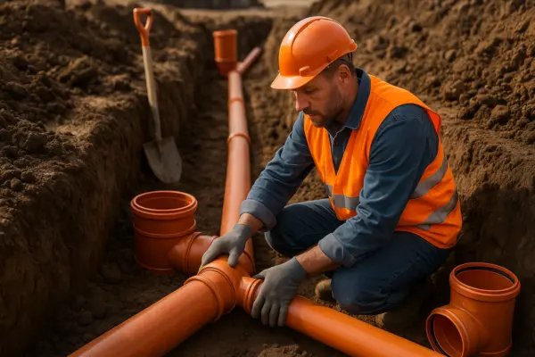 устройство наружных сетей канализации