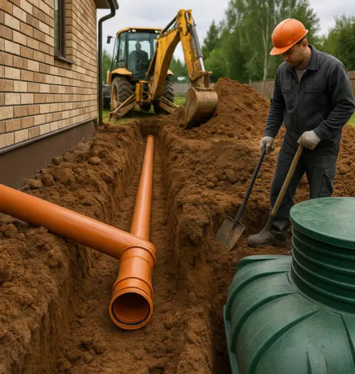 устройство наружных сетей канализации