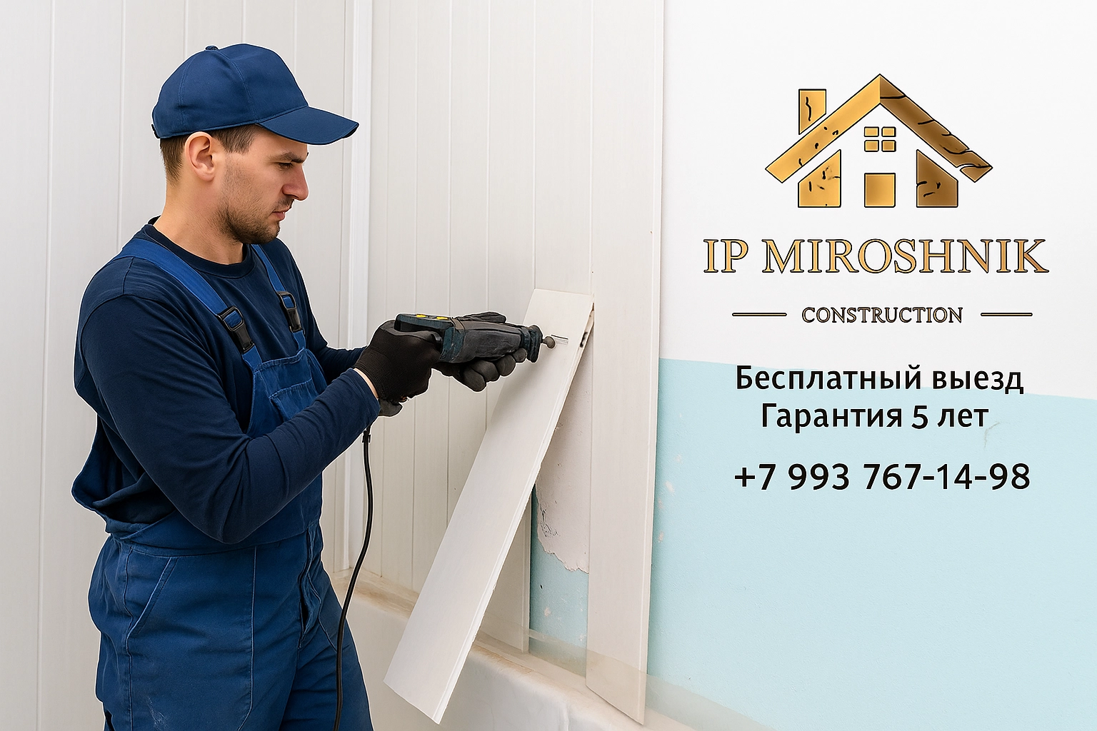 Демонтаж пластиковых панелей