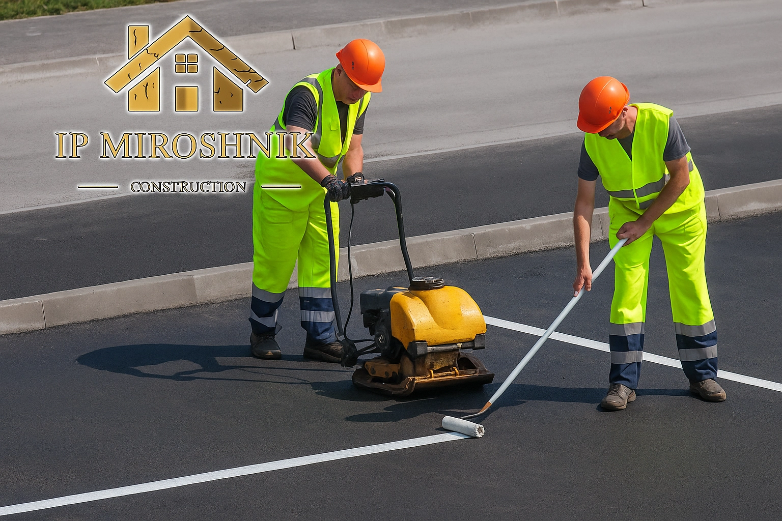 Формирование дорожной сети: проездов, дорог, стоянок, парковок