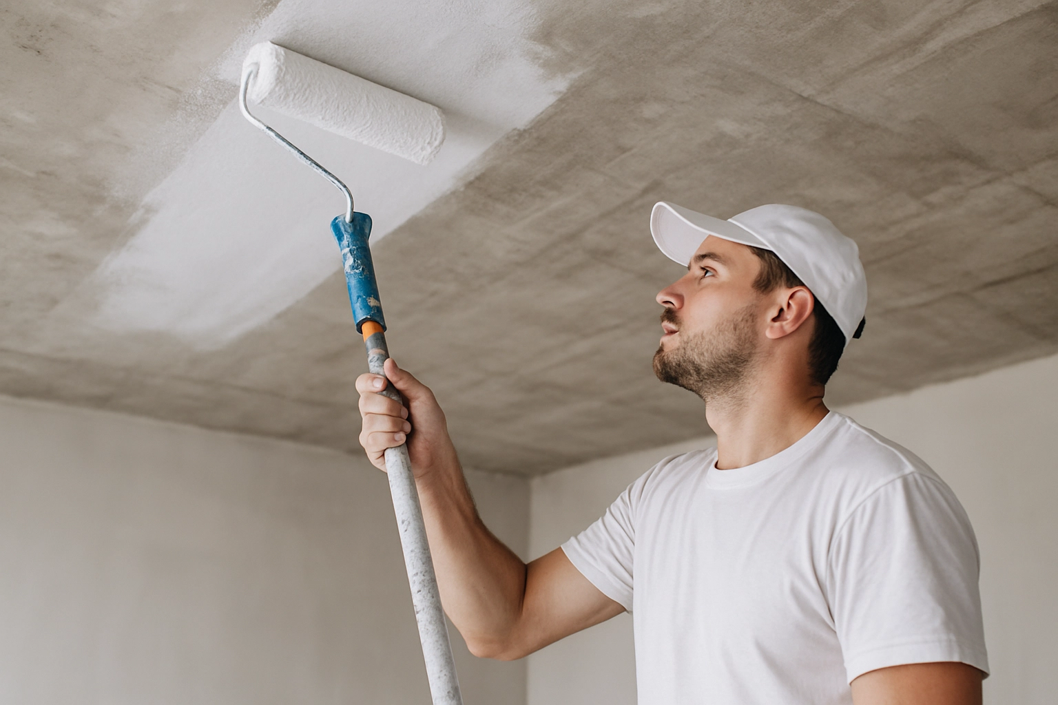 Грунтовка потолка 1 Грунтовка потолка