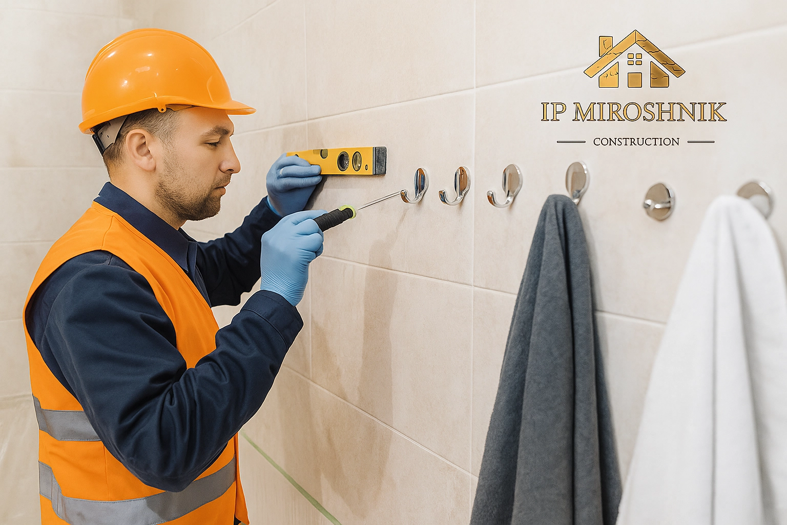 Монтаж фурнитуры (крючки, вешалки и т.д.)