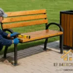 Монтаж малых форм: скамеек, урн