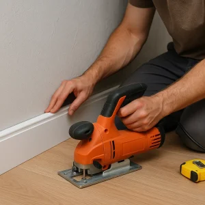 Монтаж плинтуса