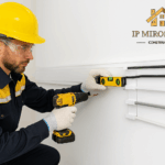 Прокладка открытой электропроводки (в т.ч. телефонной, телевизионной) с крепежом