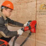Штробление стен (кирпич) под электропроводку