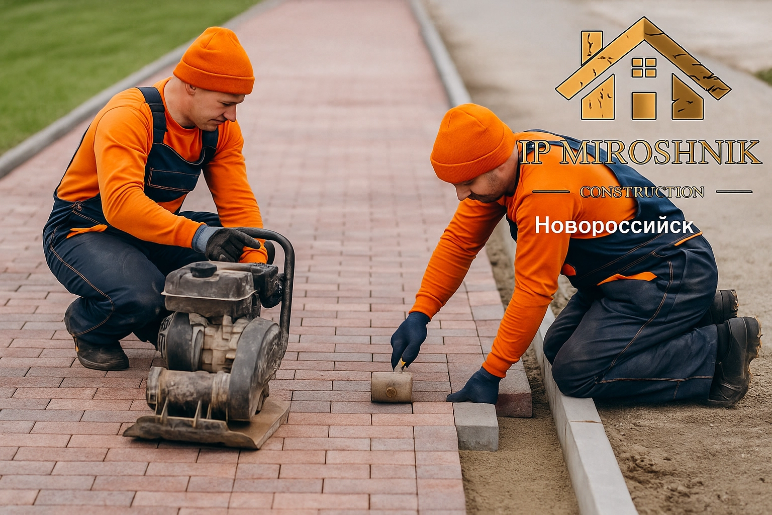 Создание пешеходной инфраструктуры: дорожек, тротуаров