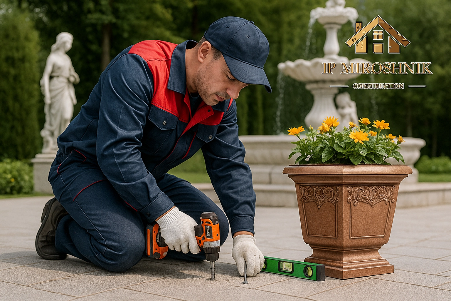 Установка декоративных форм