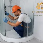 Установка душевой кабины на готовую основу (без разводки)