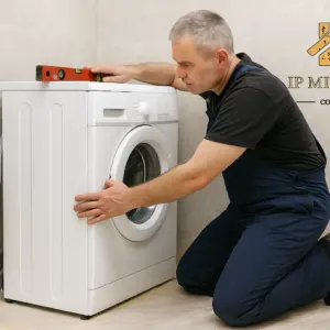 Установка и подключение стиральной машины (без разводки)