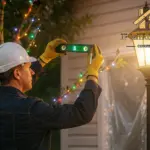 Установка освещения: основного и декоративного