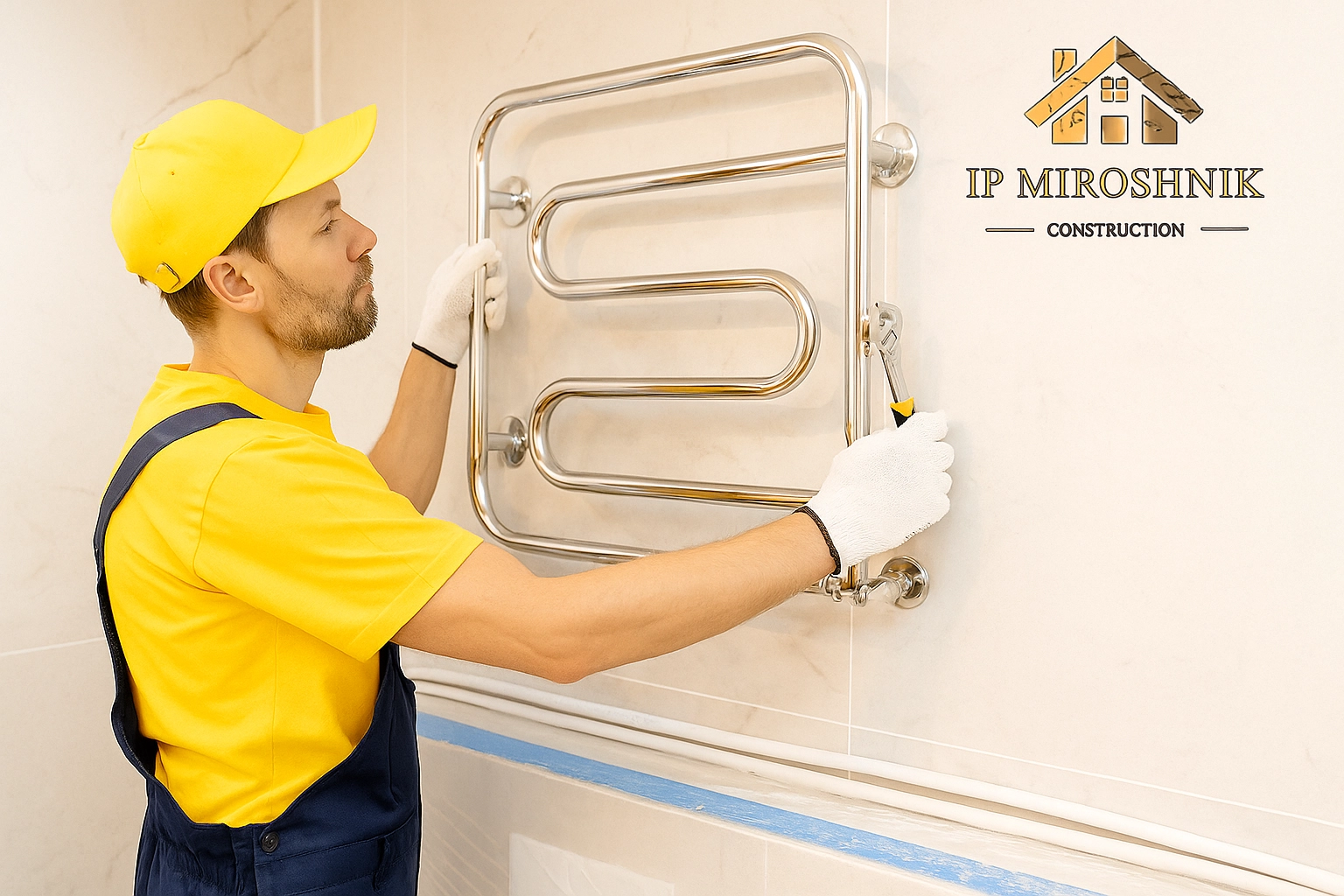 Установка полотенцесушителя (без разводки)