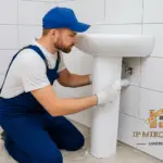 Установка раковины "тюльпан" (без разводки)