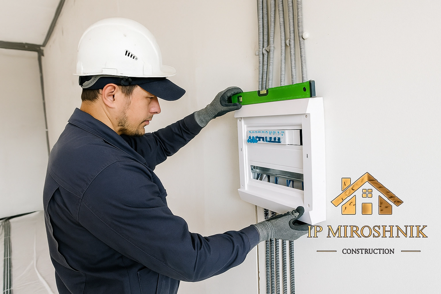 Установка распределительного щитка