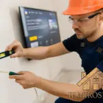 Установка розеток TV, TF