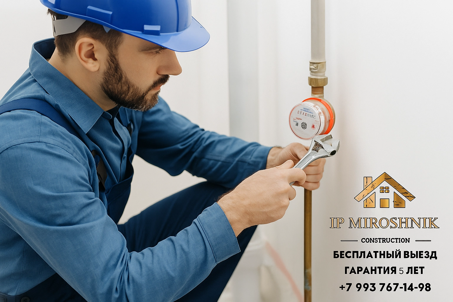 ustanovka schetchika vody