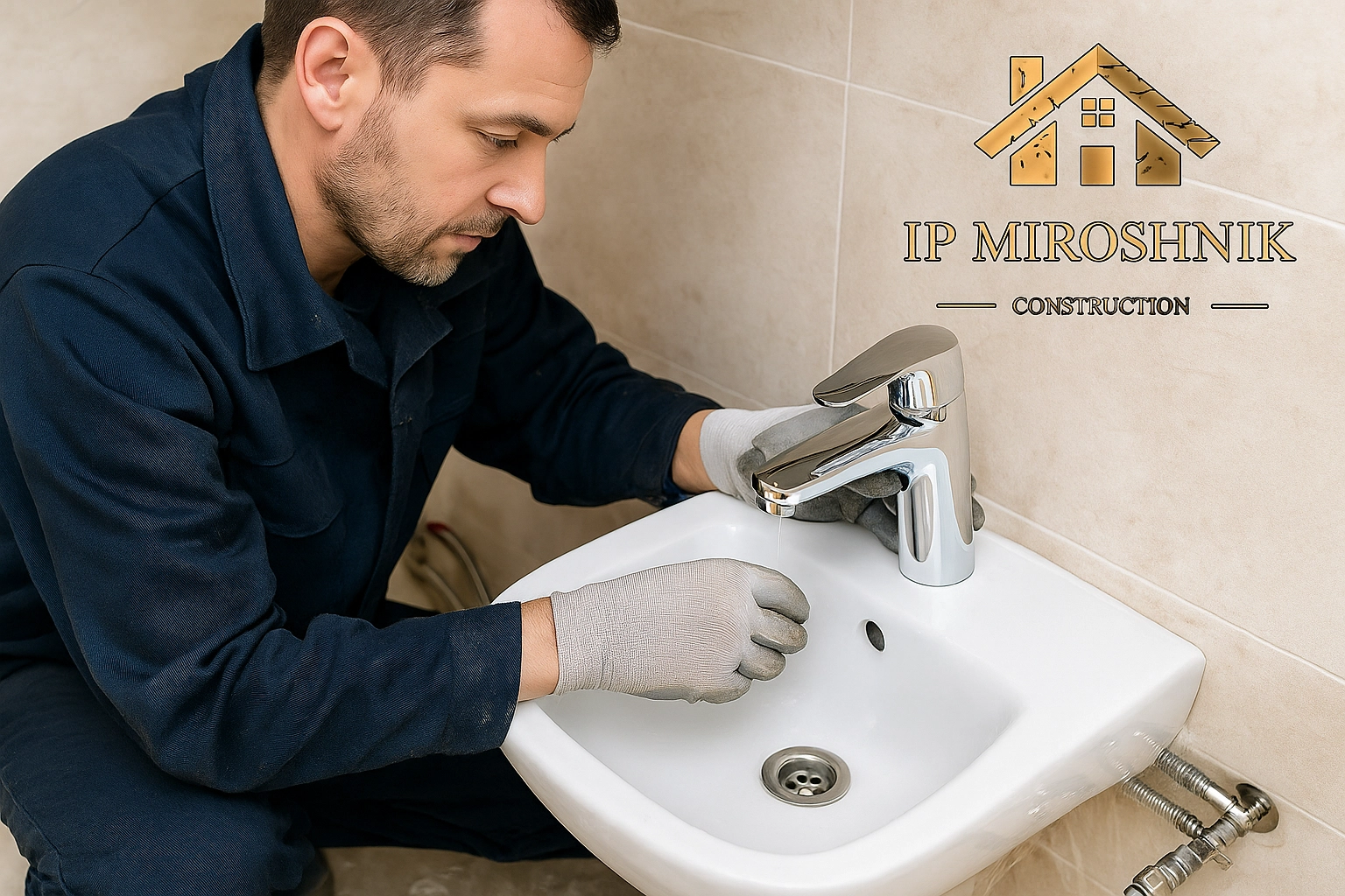 Установка смесителя (без разводки)