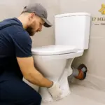 Установка унитаза (без разводки)