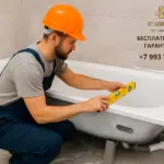 Установка ванны простой (без разводки)