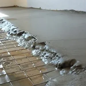 Устройство цементно-песочной стяжки с армированием (до 30 мм)