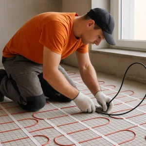 Устройство электрического теплого пола