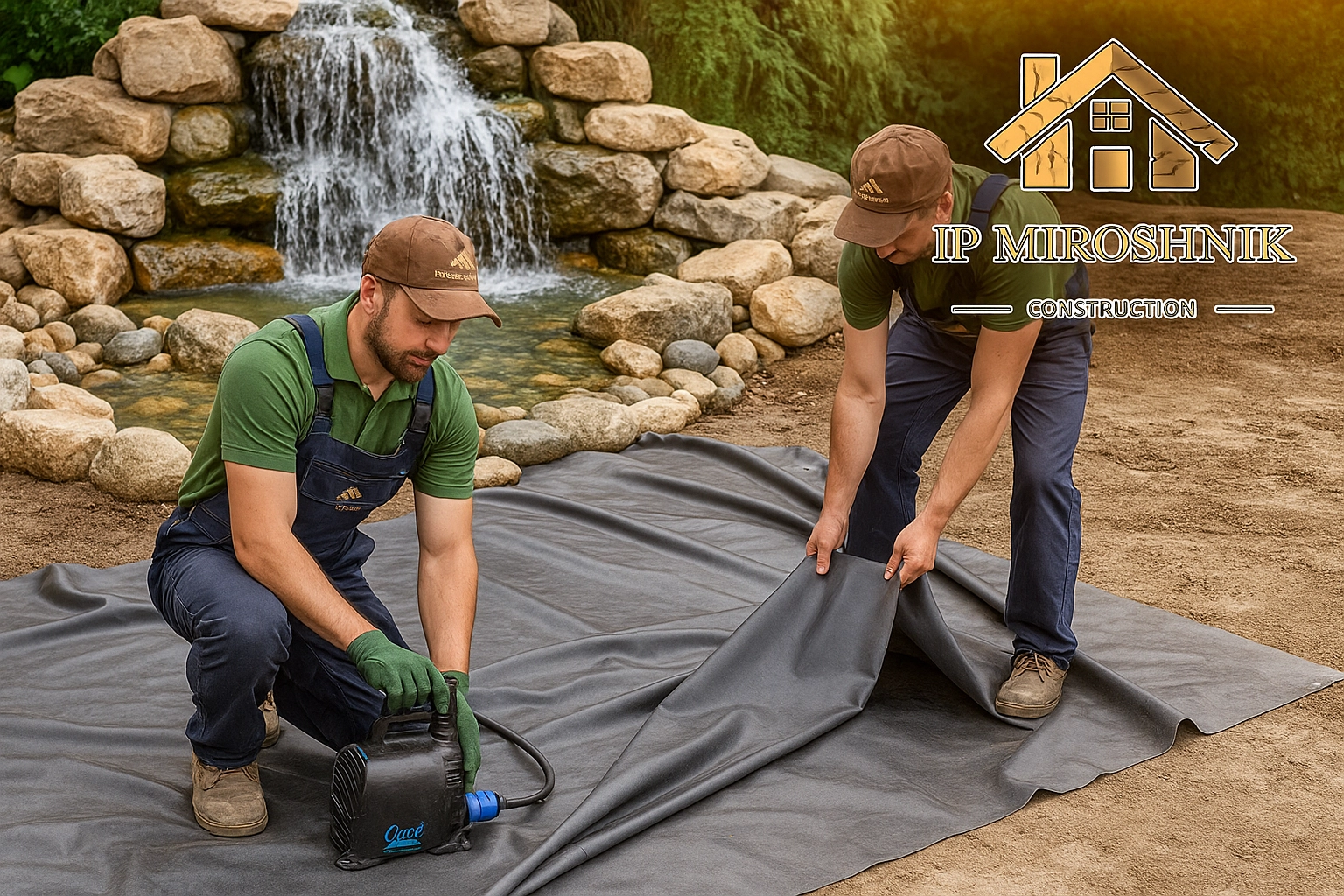 Устройство искусственных Рек. Водопадов. Озер